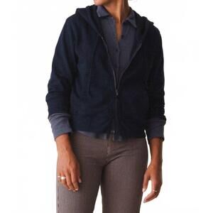 NEW PRAIRIE UNDERGROUND simple life hoodie in midnight organic